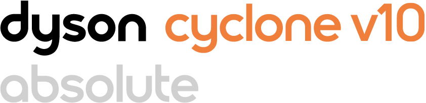 Logo aspirateur Dyson Cyclone V10 Absolute
